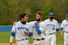 Baseball vs CGA  Wheaton College Baseball vs Coast Guard Academy during game two of the NEWMAC semi-finals playoffs. - (Photo by Keith Nordstrom) : Wheaton, baseball, NEWMAC